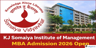KJ Somaiya Institute of Management Begins MBA Admission 2026; Check Details Here